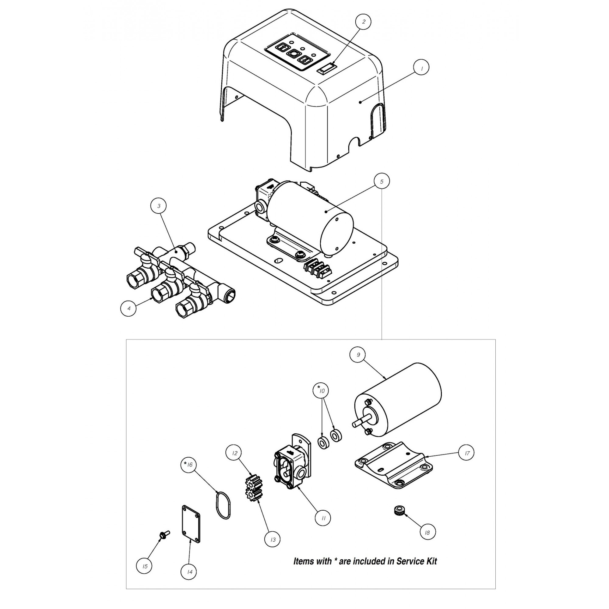 G3 12V Gear Pump 3 Valve Oil Change Kit GROCO