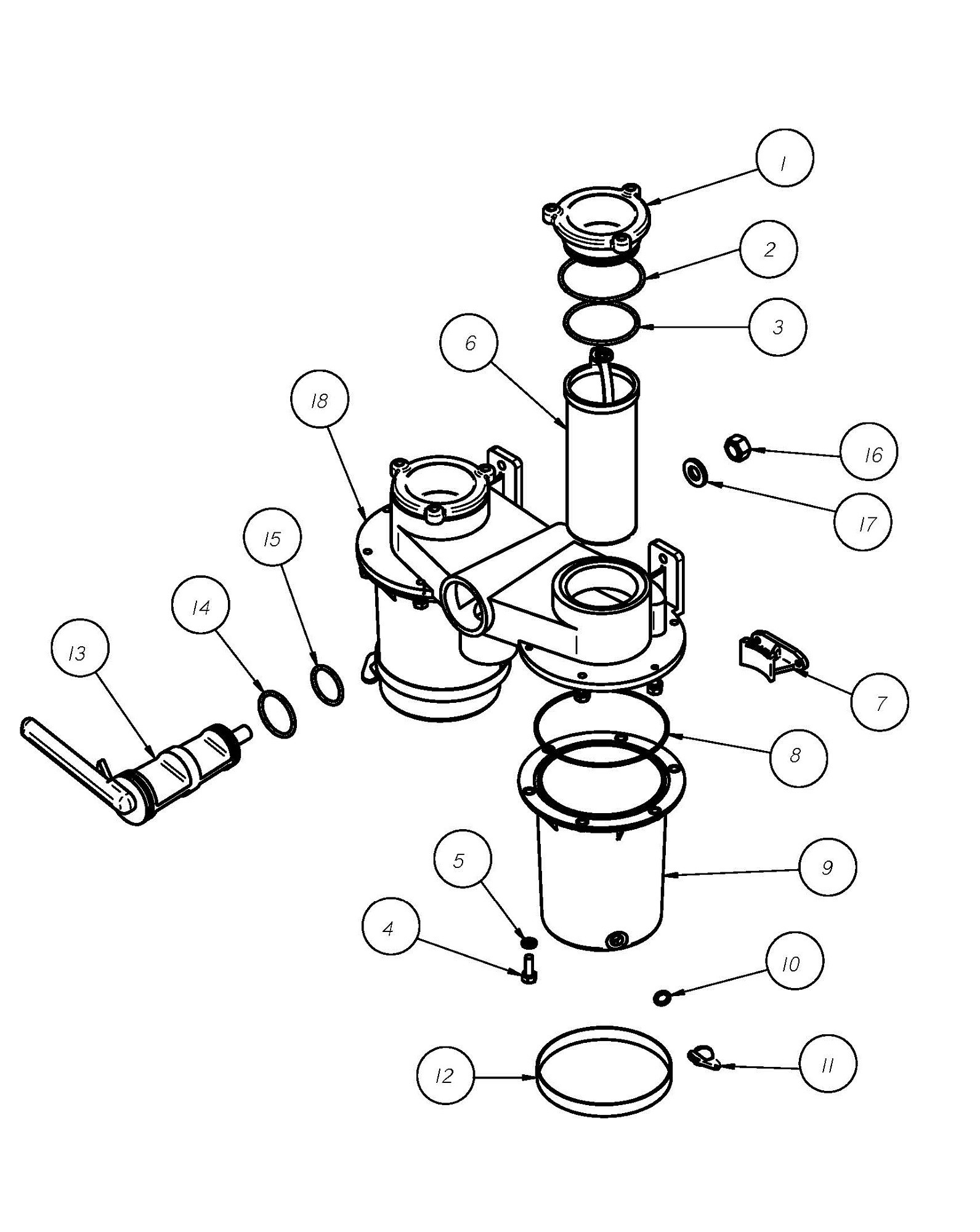 9321500 Series 11/2" Duplex Raw Water Strainer GROCO