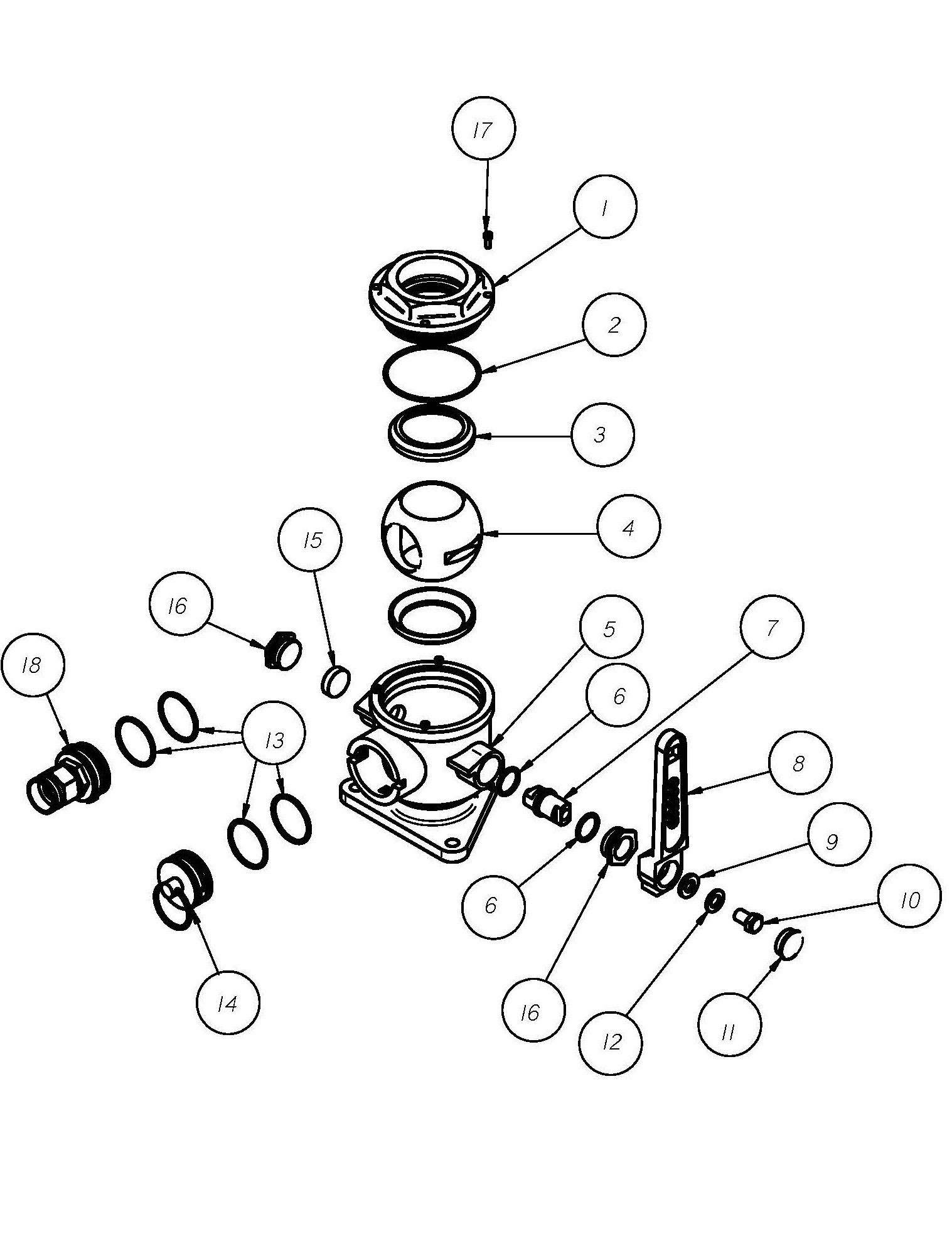 SBV2500 21/2" Flanged Safety Seacock GROCO