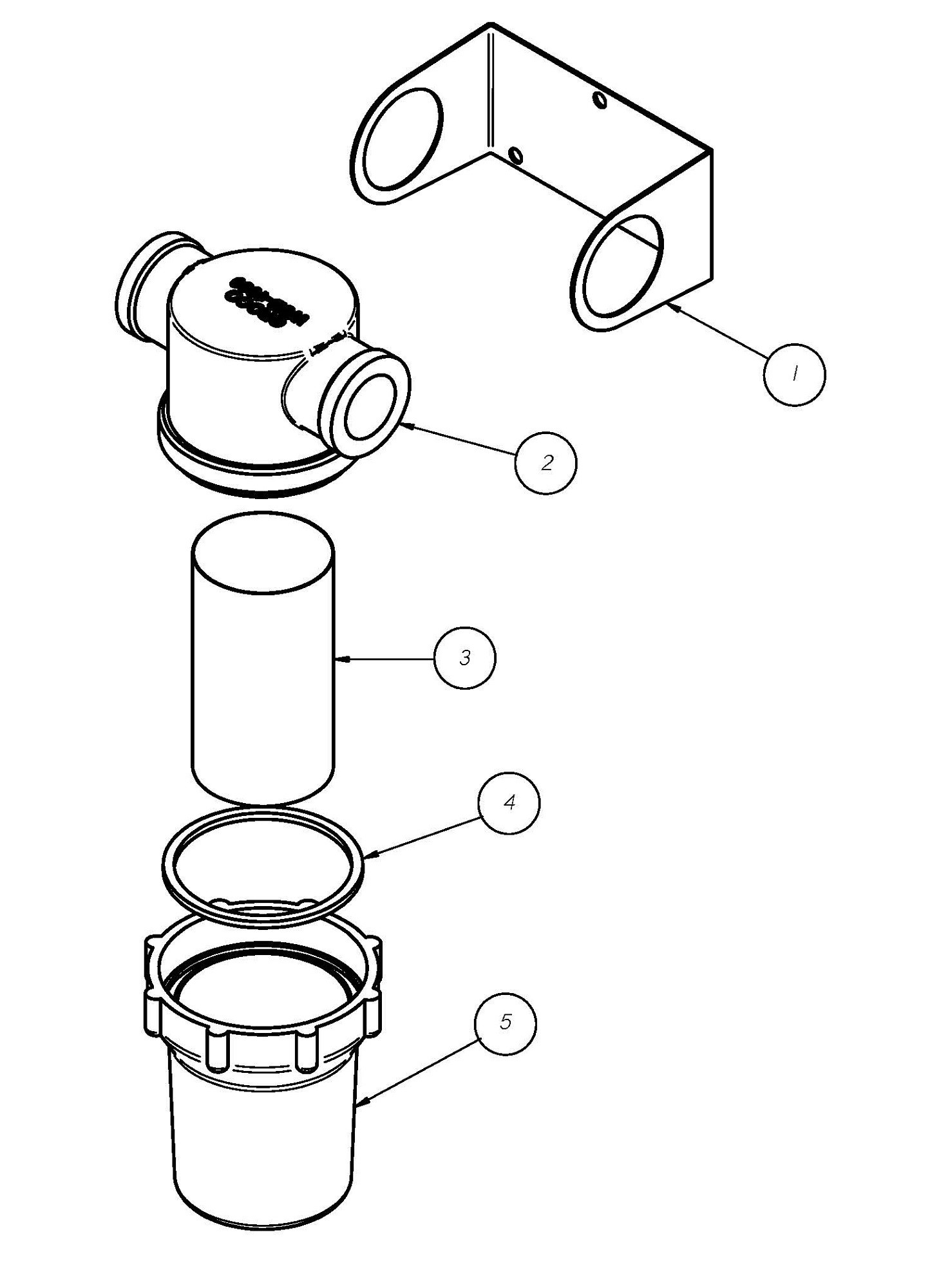 WSB1000P 1" Fresh Water Strainer GROCO