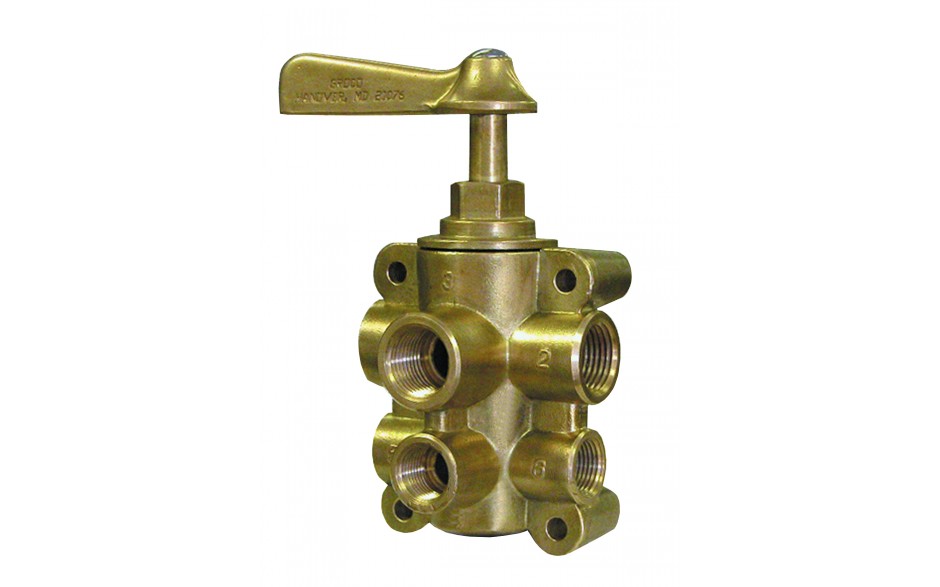 FV-65038-A 6 Port Bronze Fuel Valve| GROCO